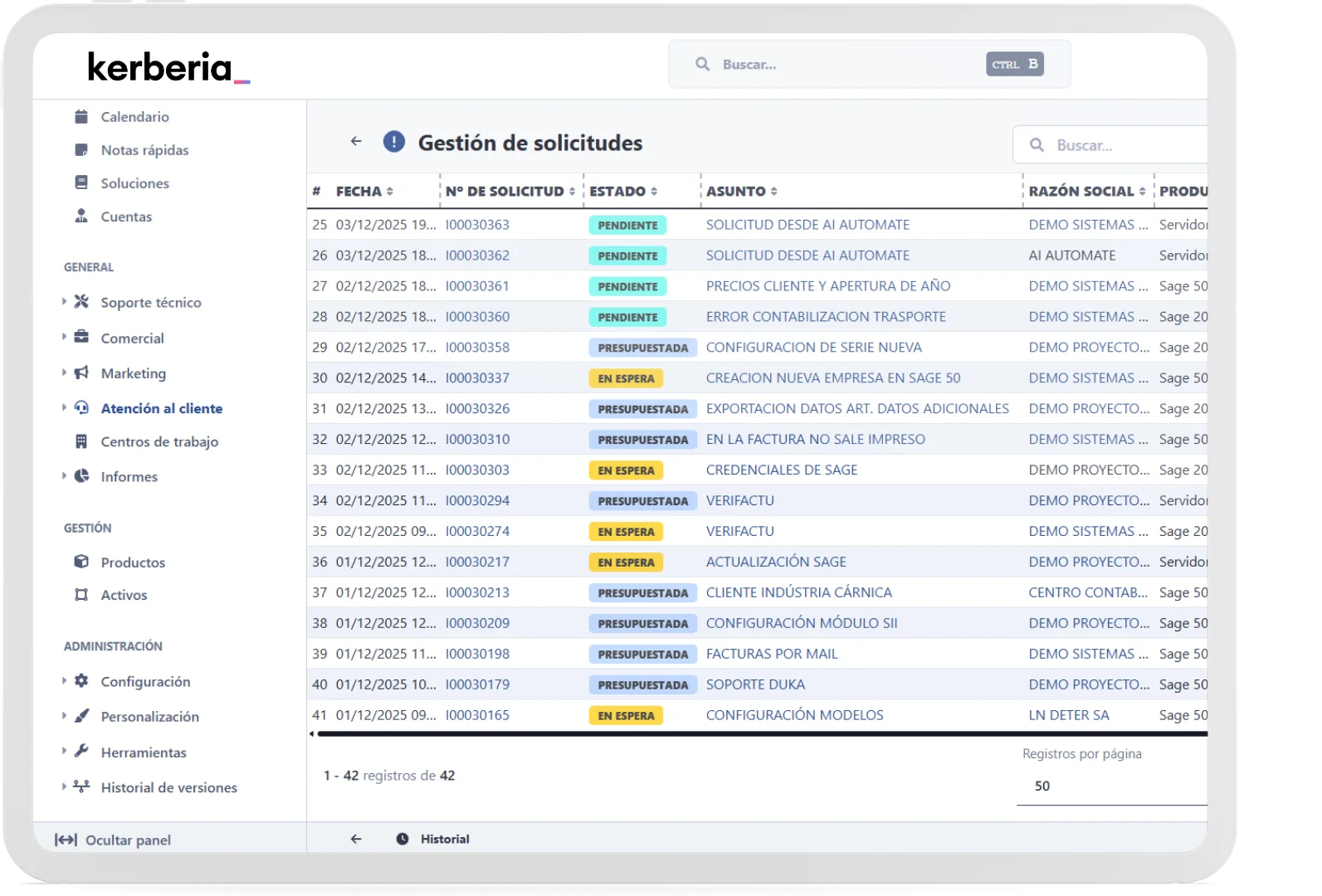 crm atencion cliente
