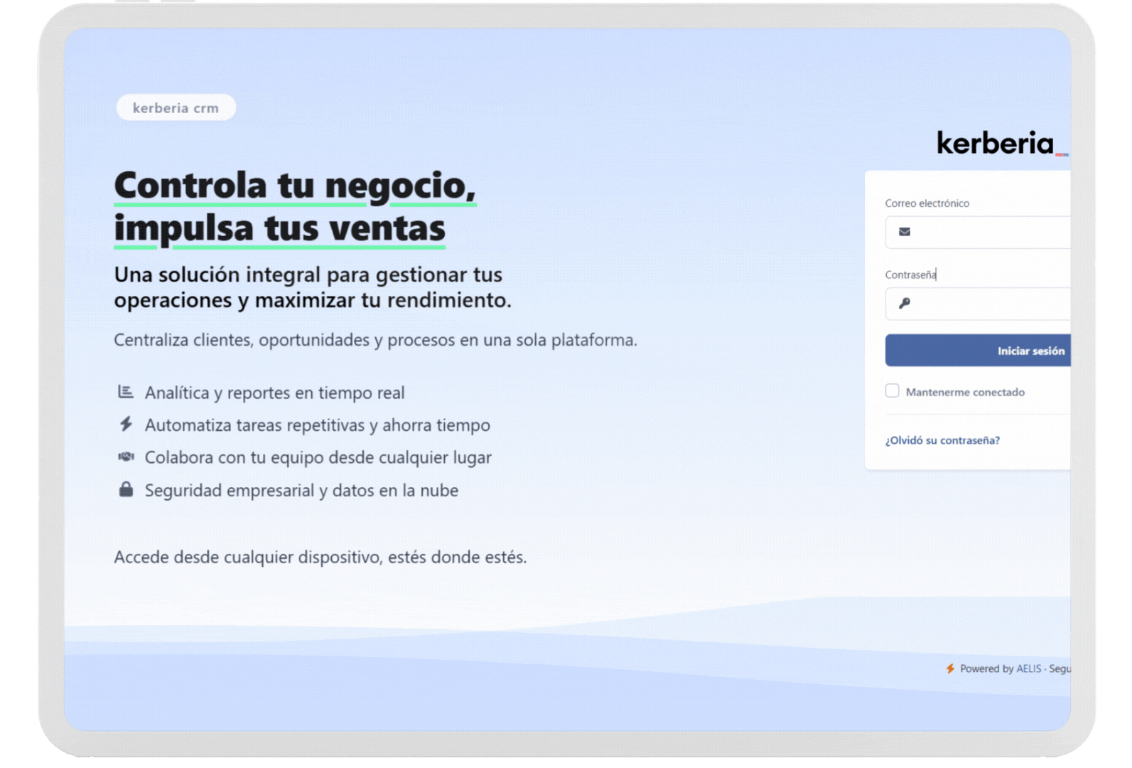 crm empresa servicios kerberia