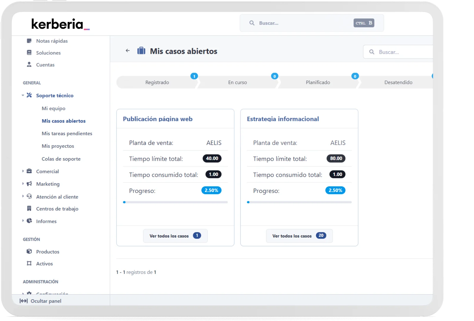 crm mis casos abiertos